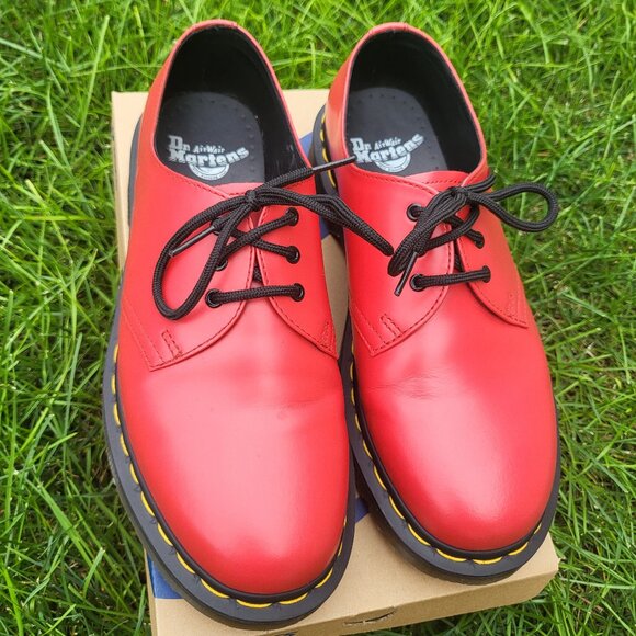 Dr Martens 1461 Oxford satchel red - Picture 1 of 6